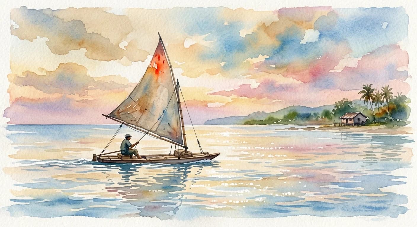 Artistic representation of Jangada