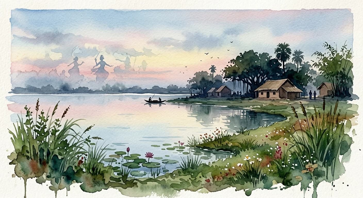 Artistic representation of Jheel