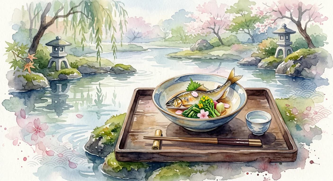 Artistic representation of Kaiseki