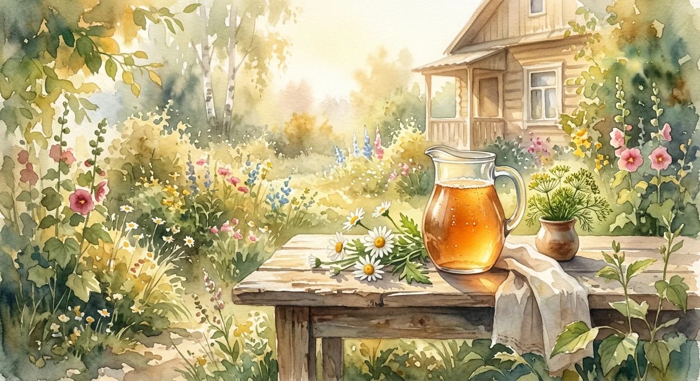 Artistic representation of Kvas