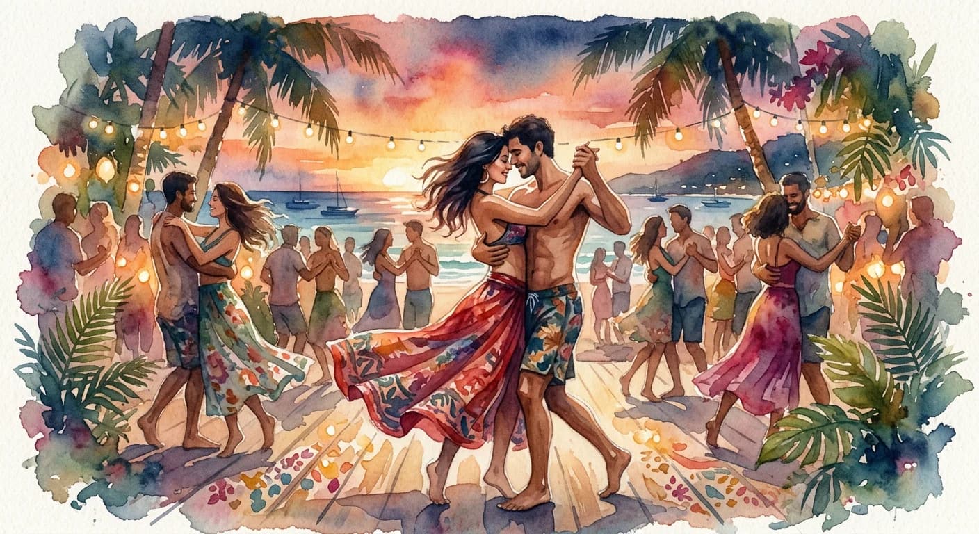 Artistic representation of Lambada