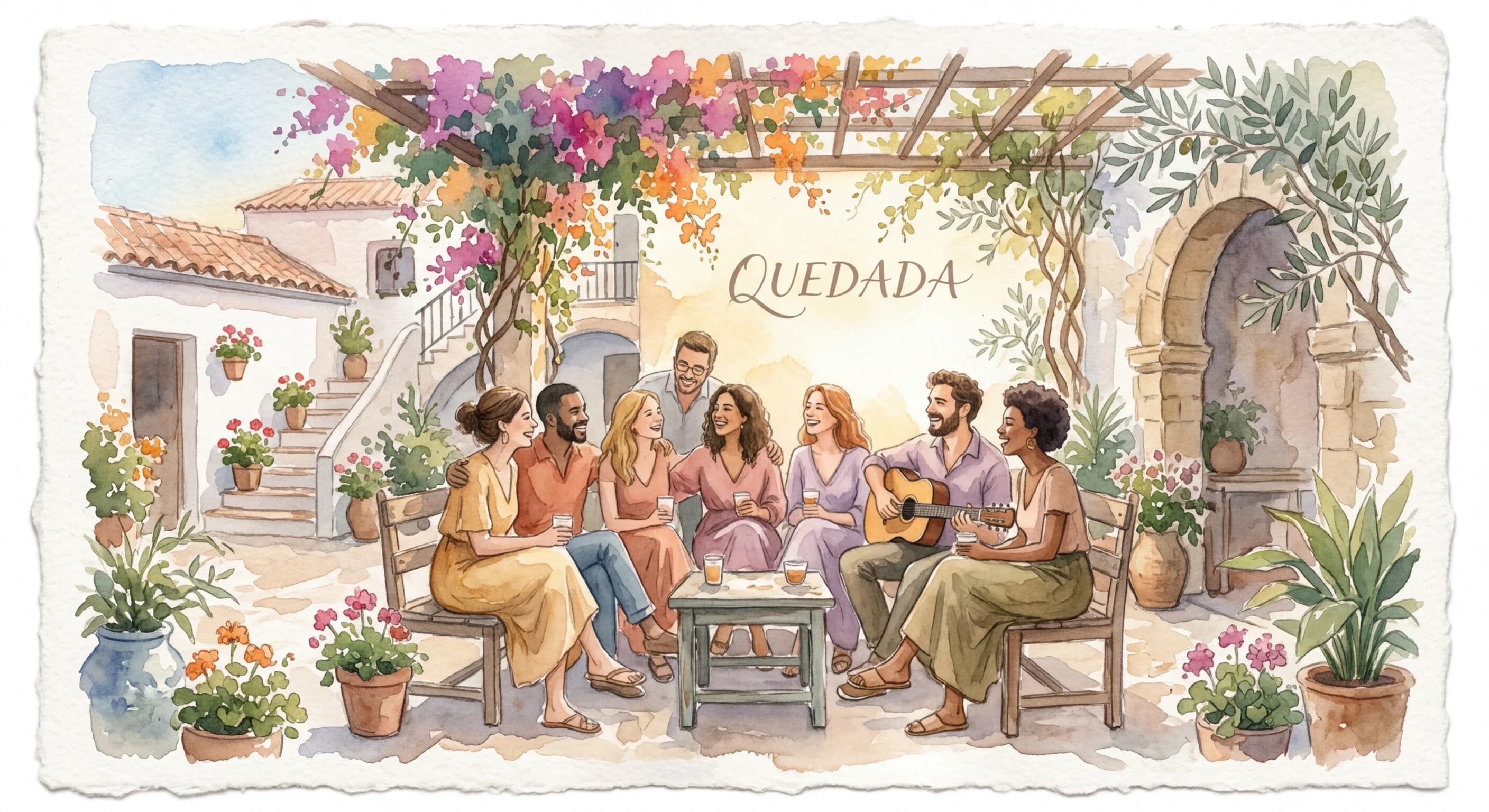 Artistic representation of Quedada