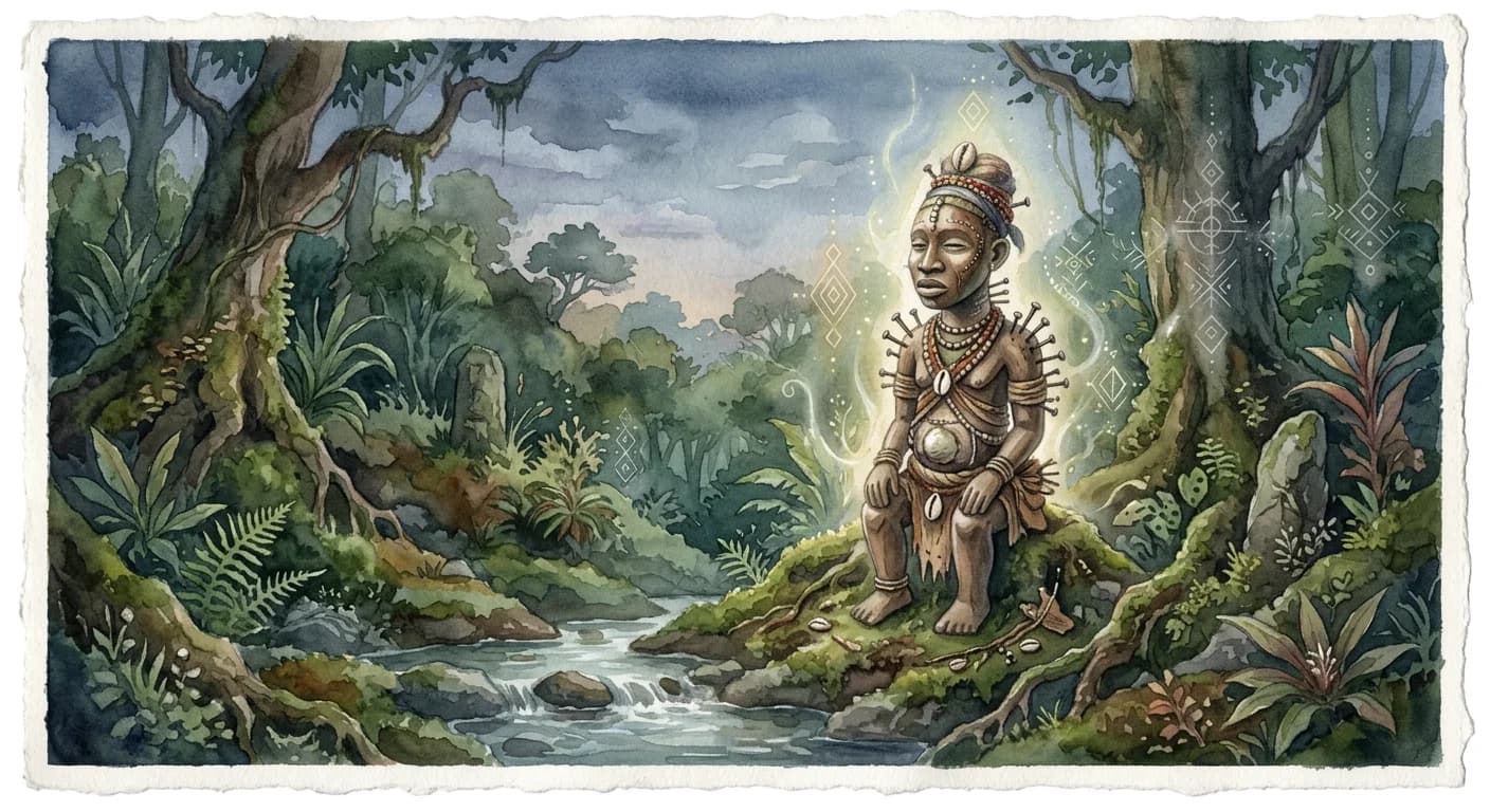 Artistic representation of Nkisi
