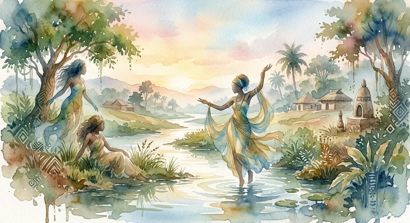 Artistic representation of Orixá