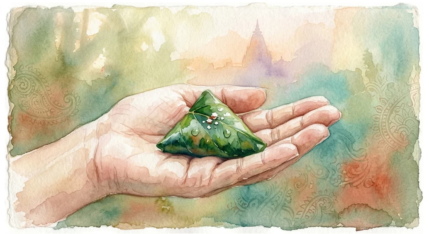 Artistic representation of Paan