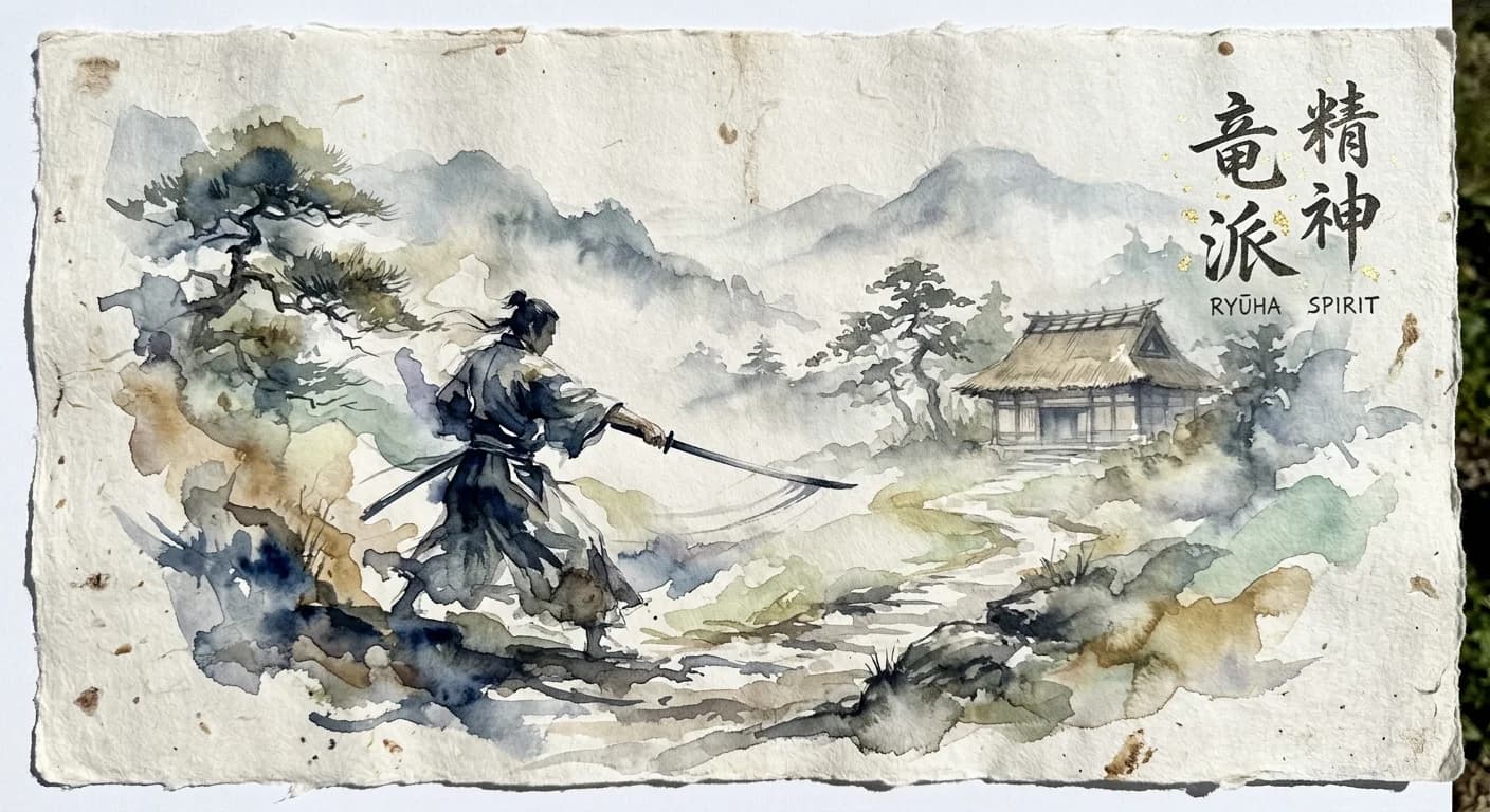 Artistic representation of Ryūha