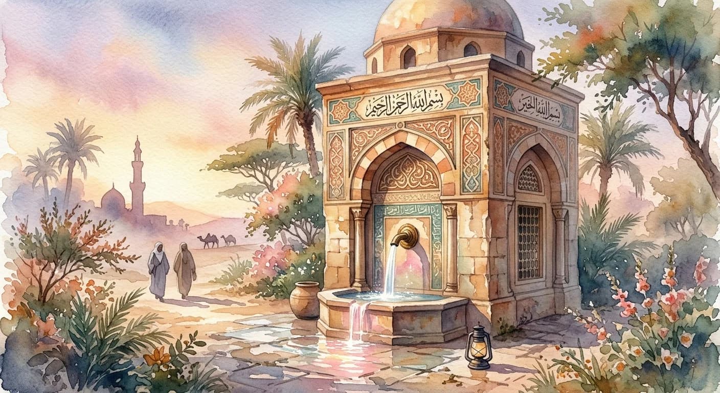 Artistic representation of Sabil