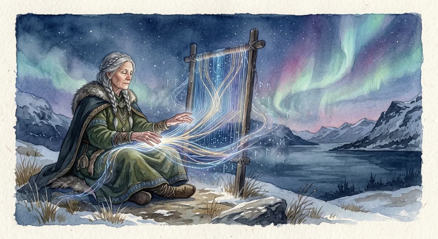 Artistic representation of Seiðr
