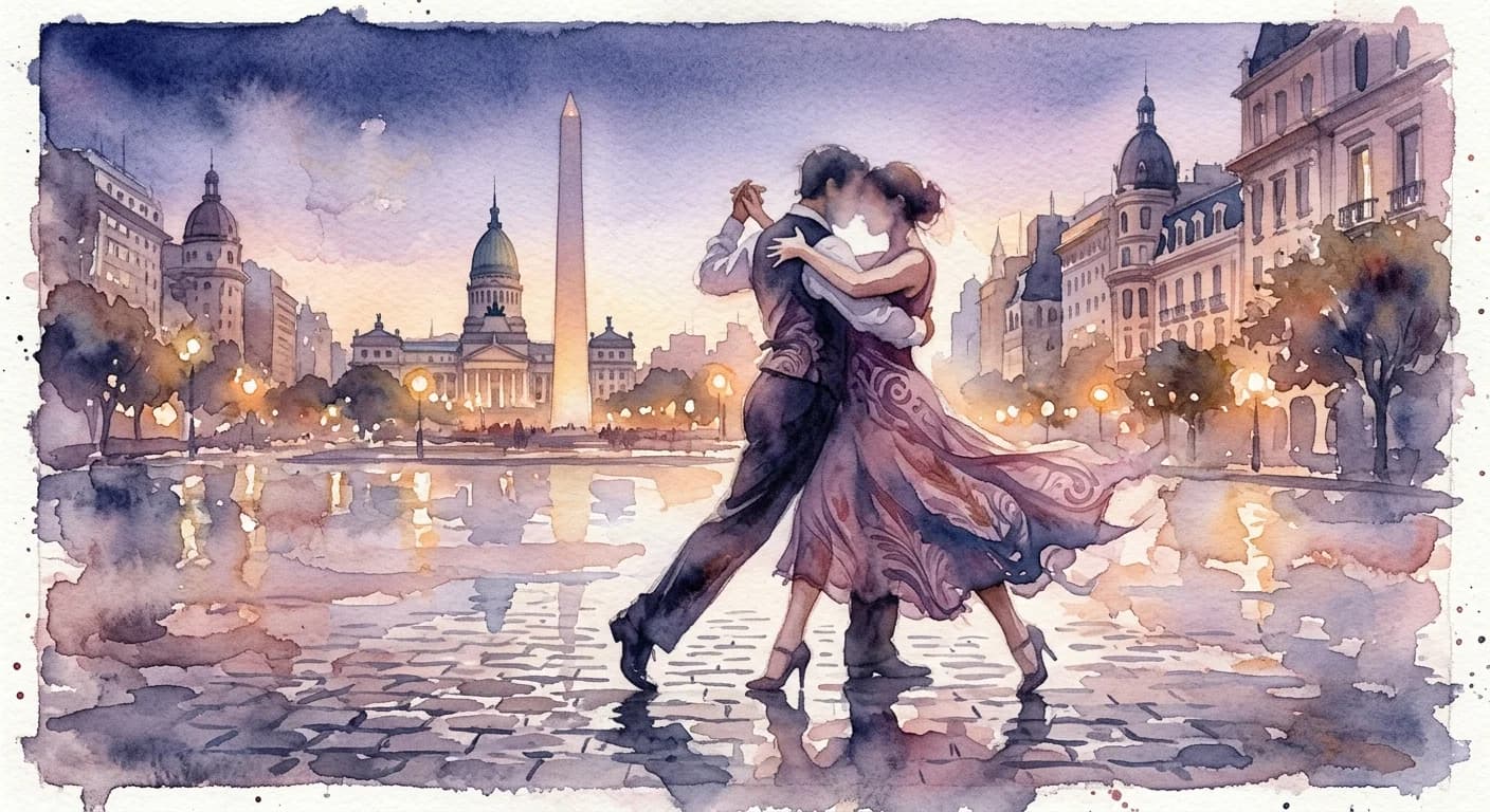 Artistic representation of Tango