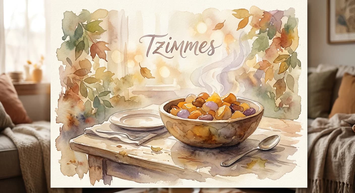 Artistic representation of Tzimmes