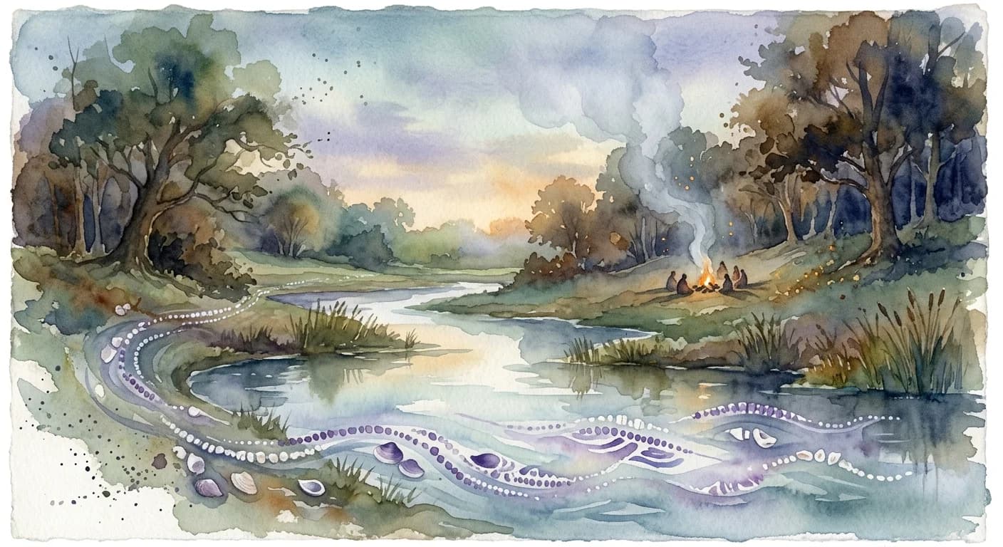 Artistic representation of Wampum