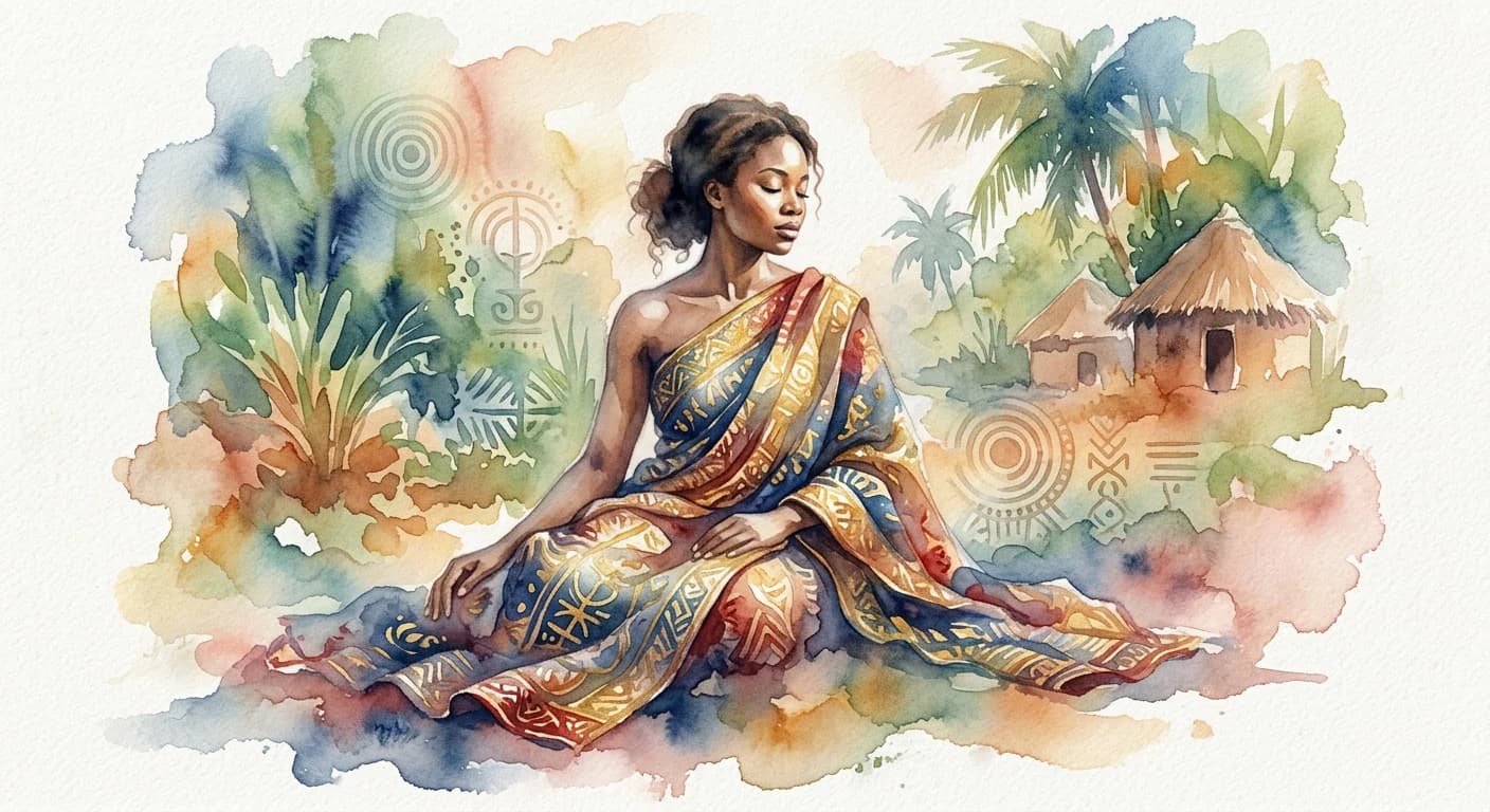 Artistic representation of Akwete