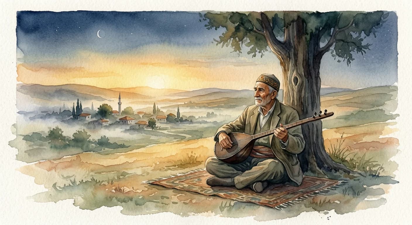 Artistic representation of Aşık