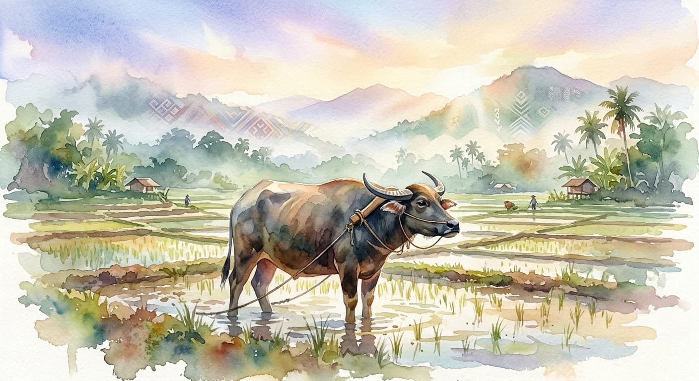 Artistic representation of Carabao