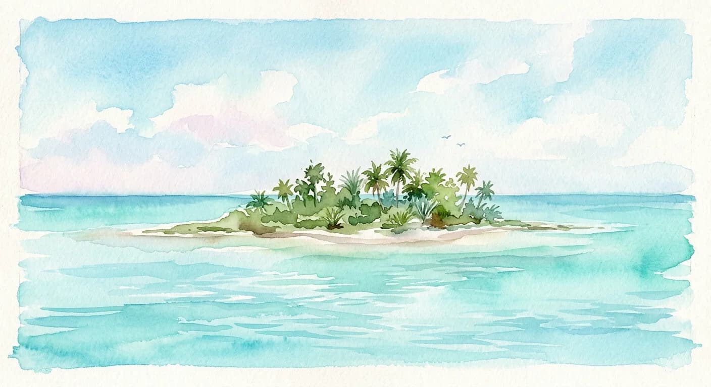 Artistic representation of Caye