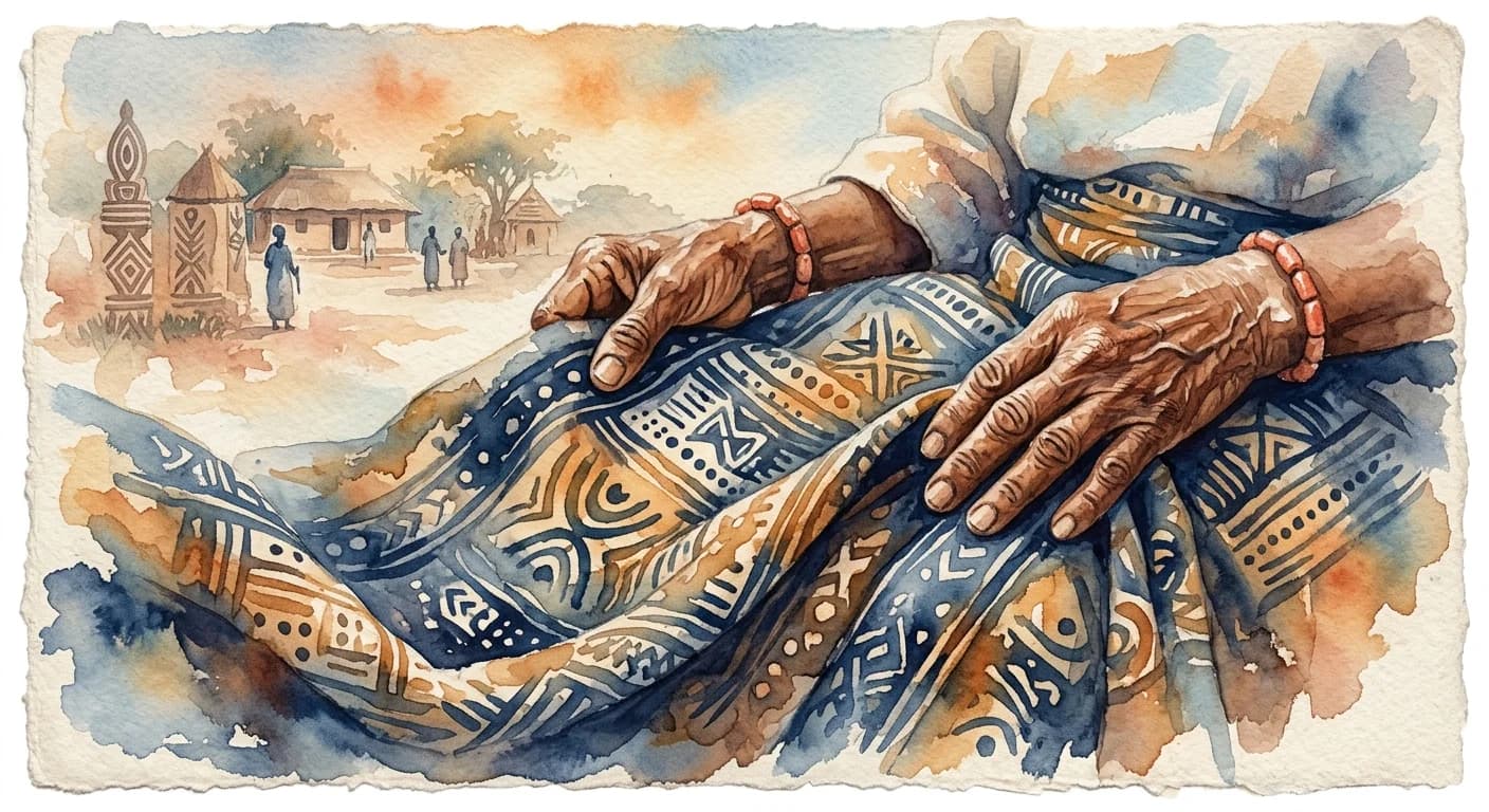Artistic representation of Adire