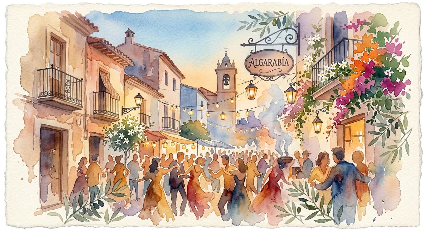 Artistic representation of Algarabía