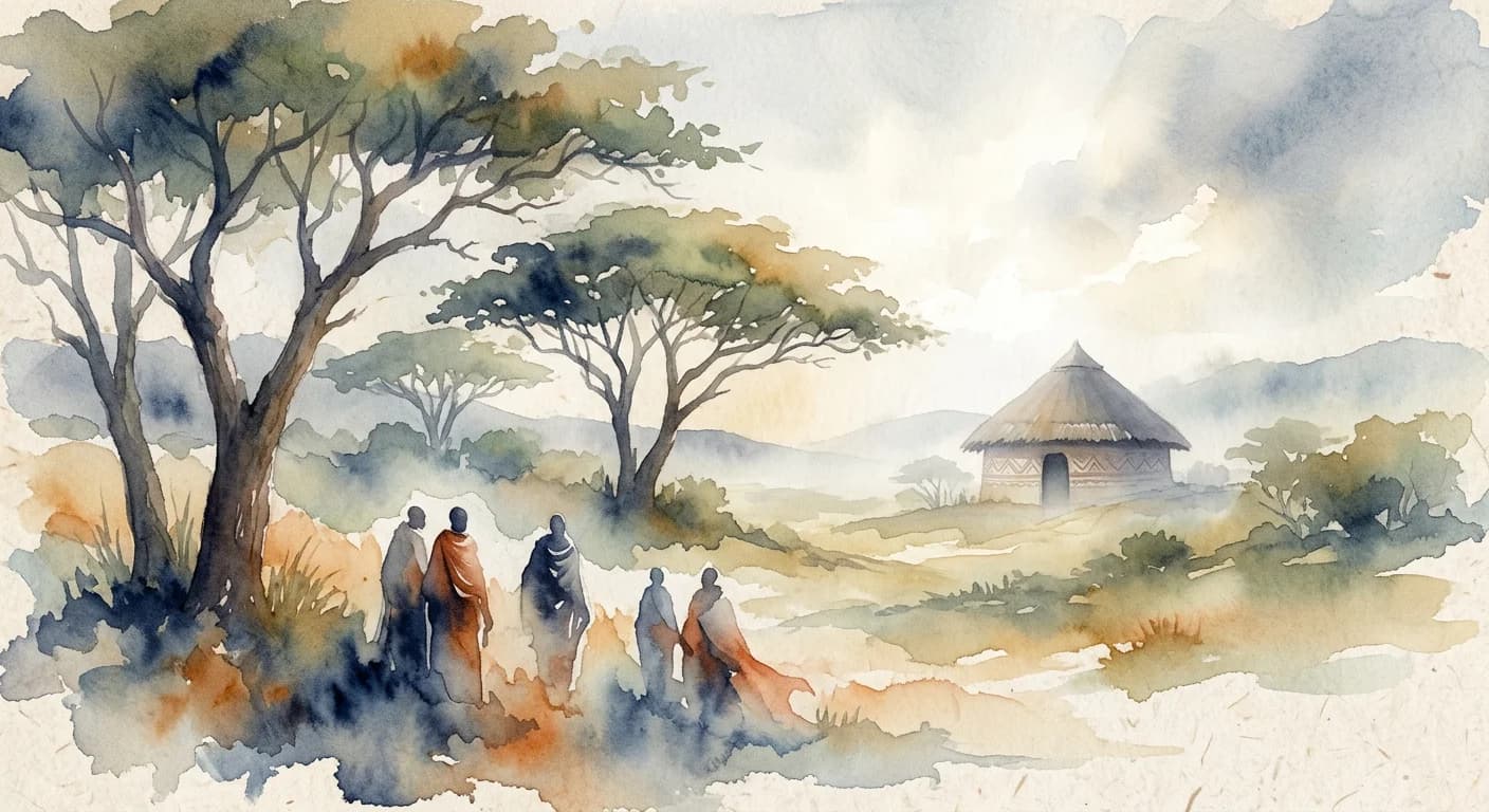 Artistic representation of Amakhosi