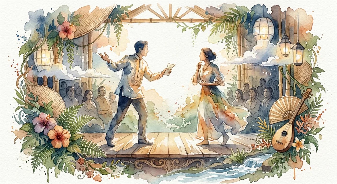 Artistic representation of Balagtasan