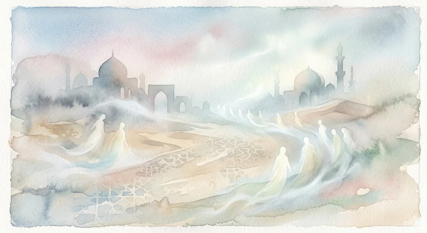 Artistic representation of Barzakh