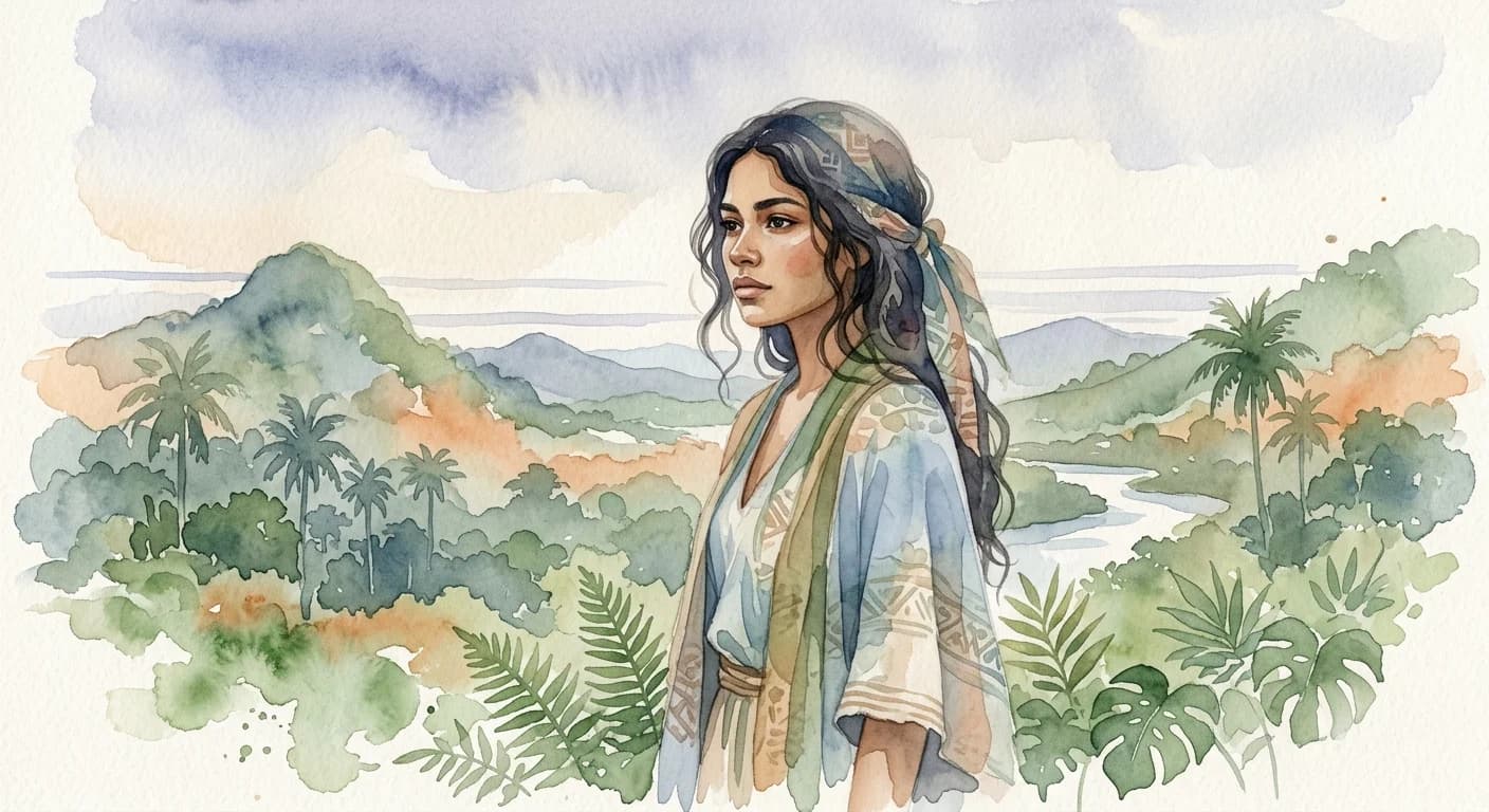 Artistic representation of Cabocla
