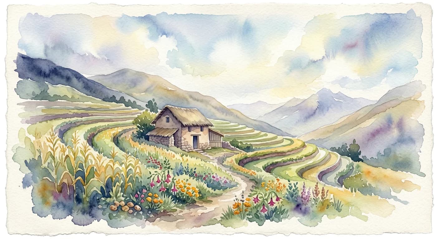 Artistic representation of Chacra