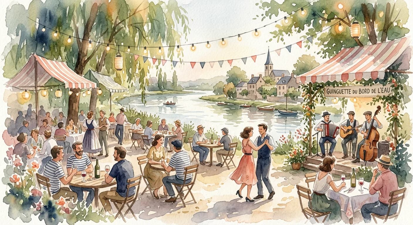 Artistic representation of Guinguette