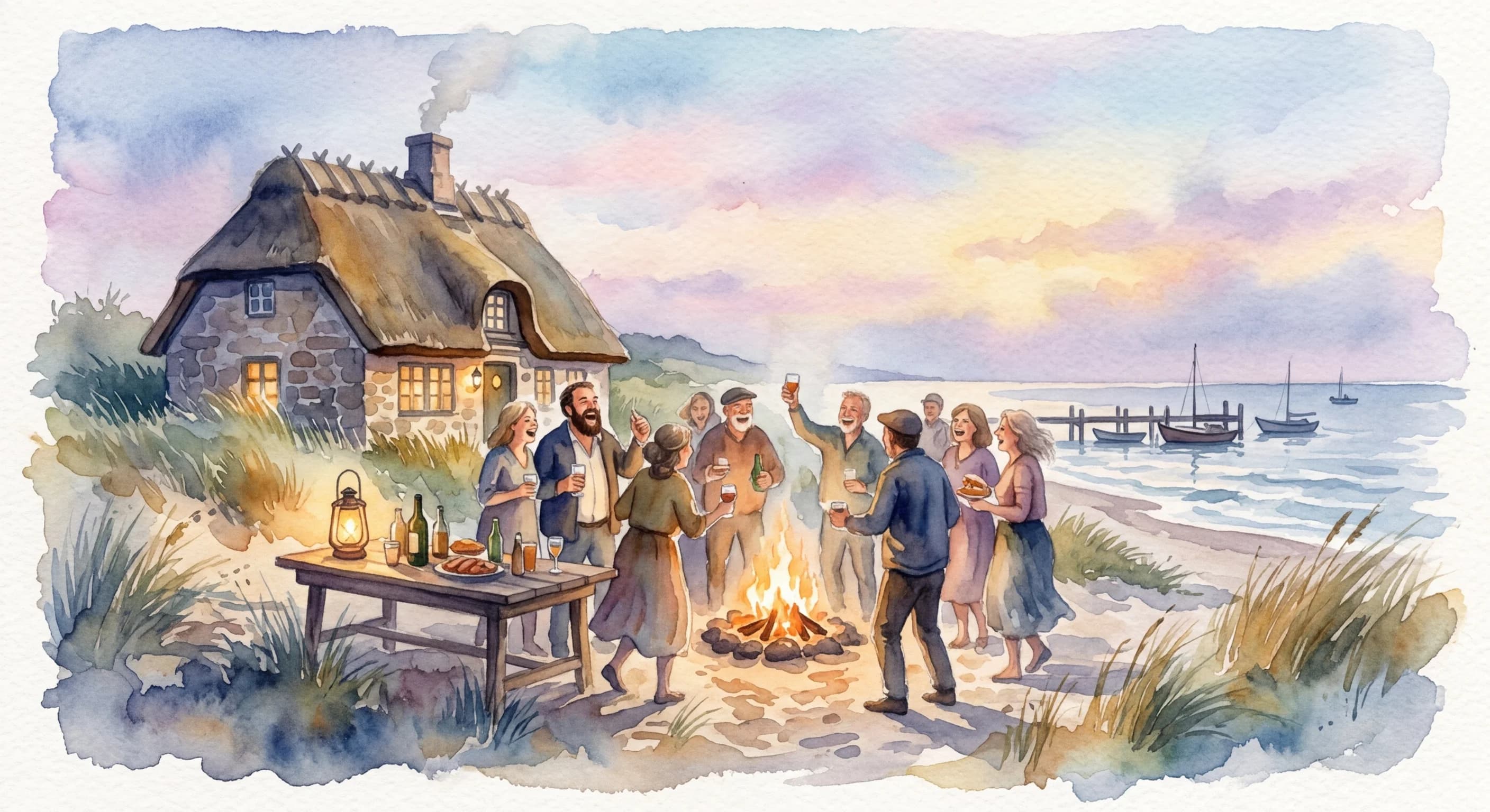 Artistic representation of Skæg og ballade