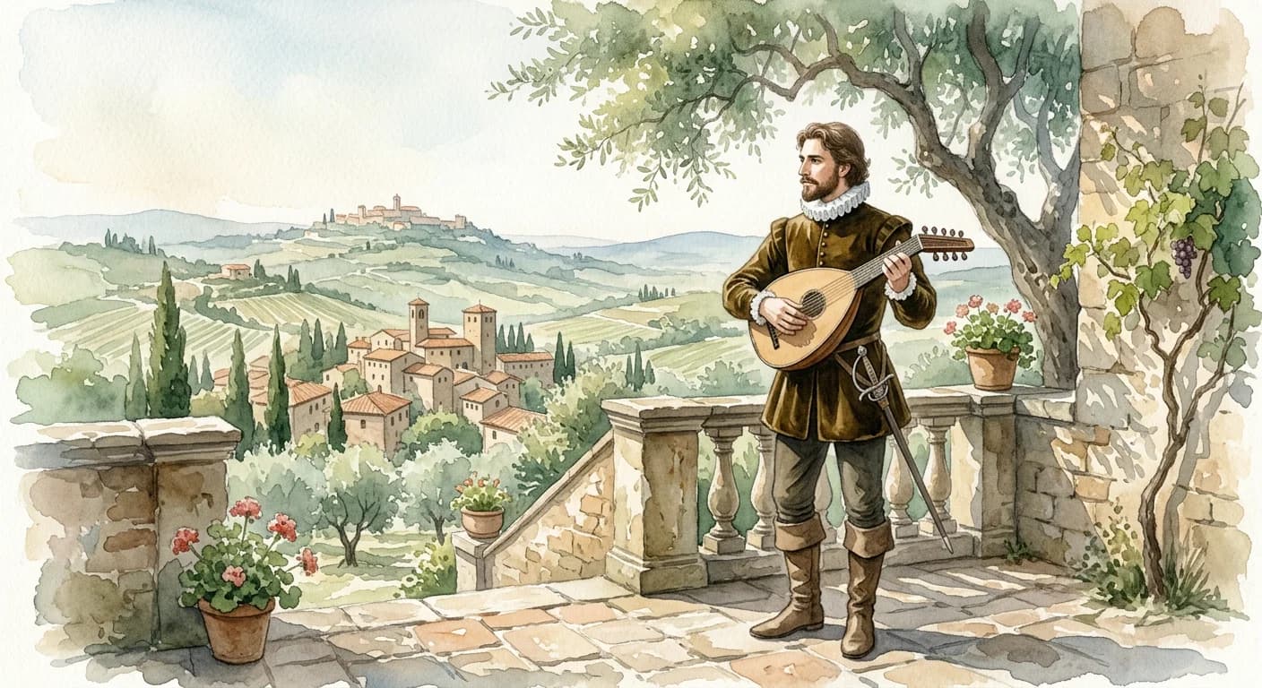 Artistic representation of Sprezzatura