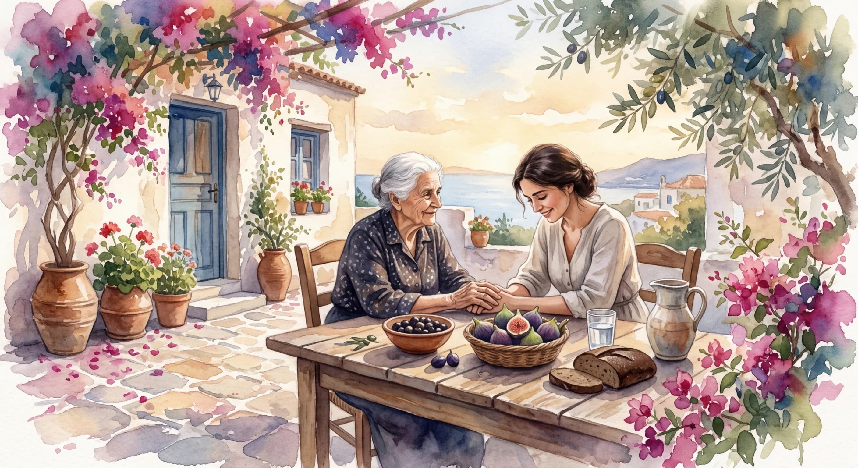 Artistic representation of Filoxenia