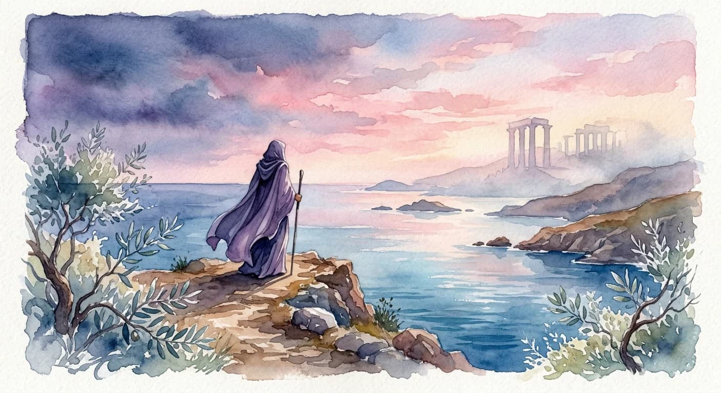 Artistic representation of Peripeteia