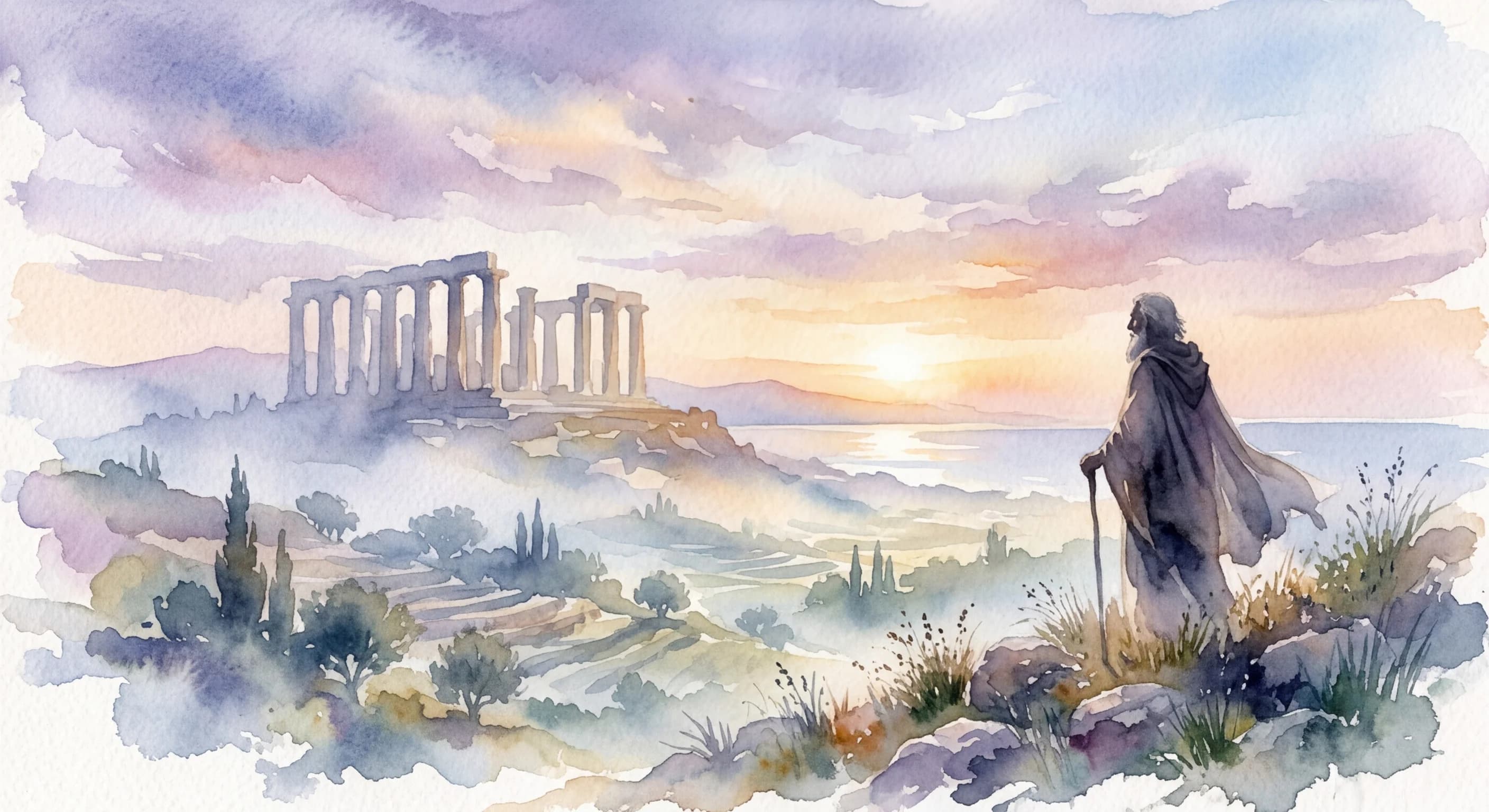 Artistic representation of Sophrosyne