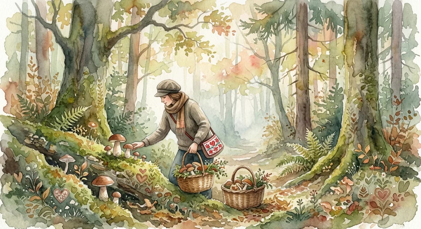 Artistic representation of Houbaření