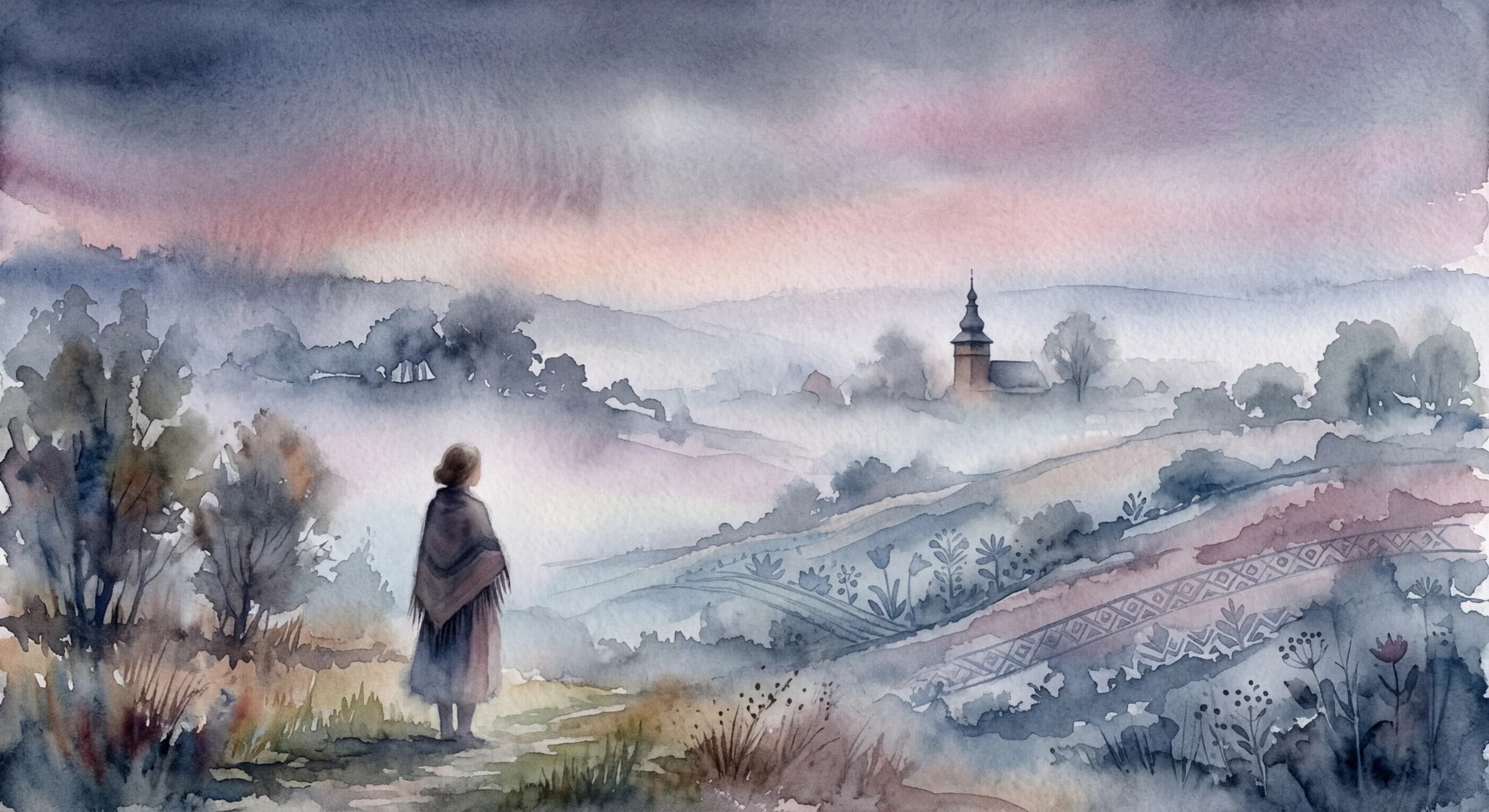 Artistic representation of dreszcze
