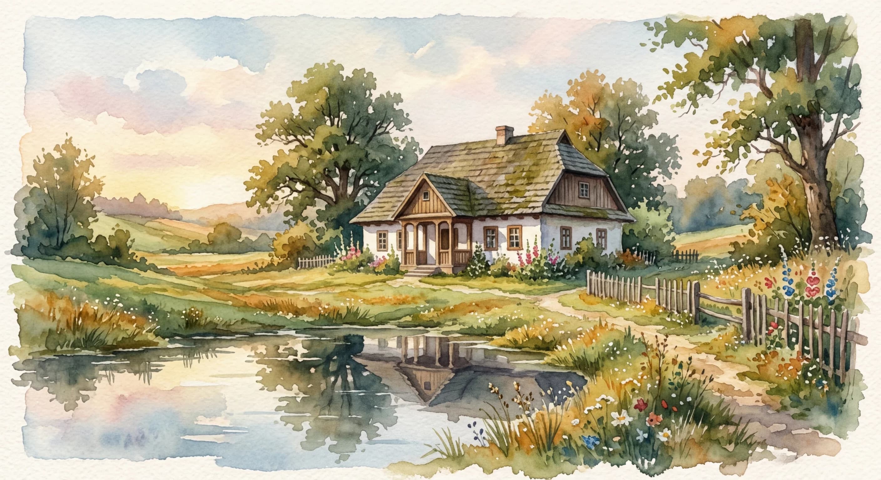 Artistic representation of dworek