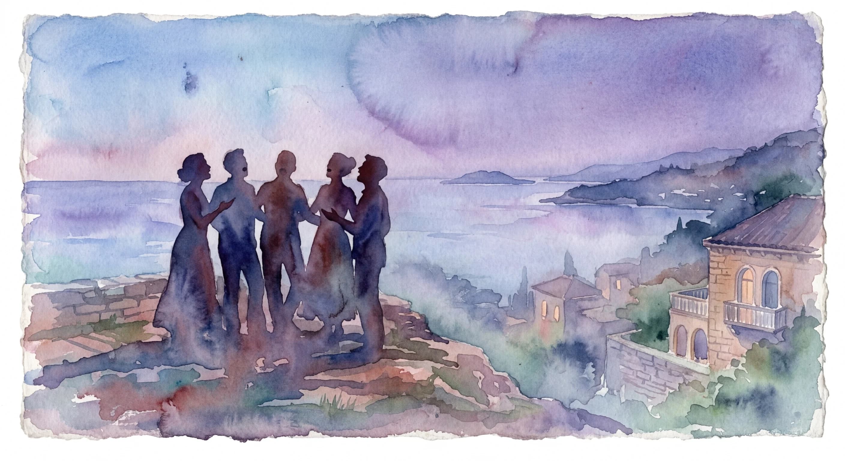 Artistic representation of klapa