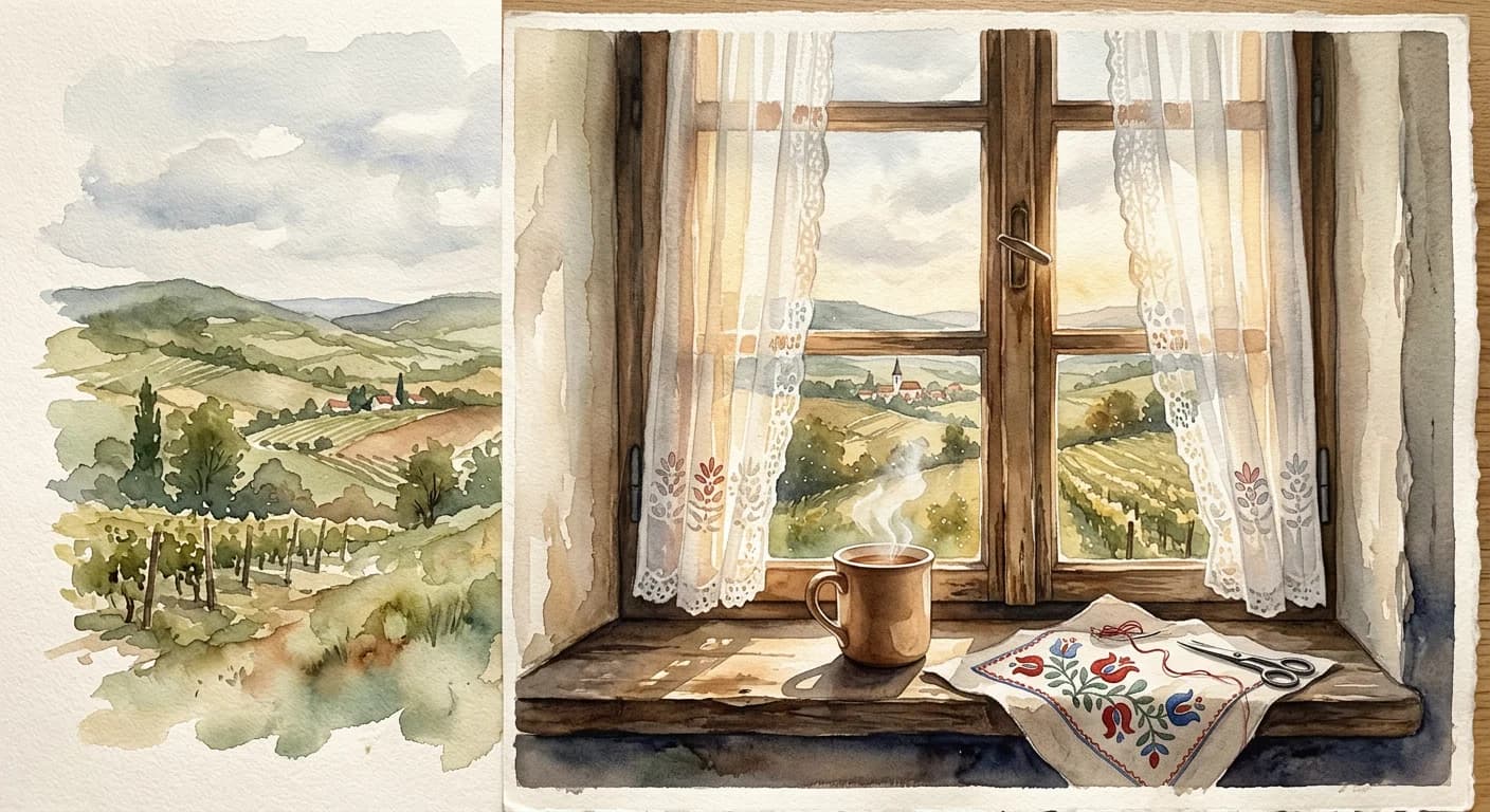 Artistic representation of komótos