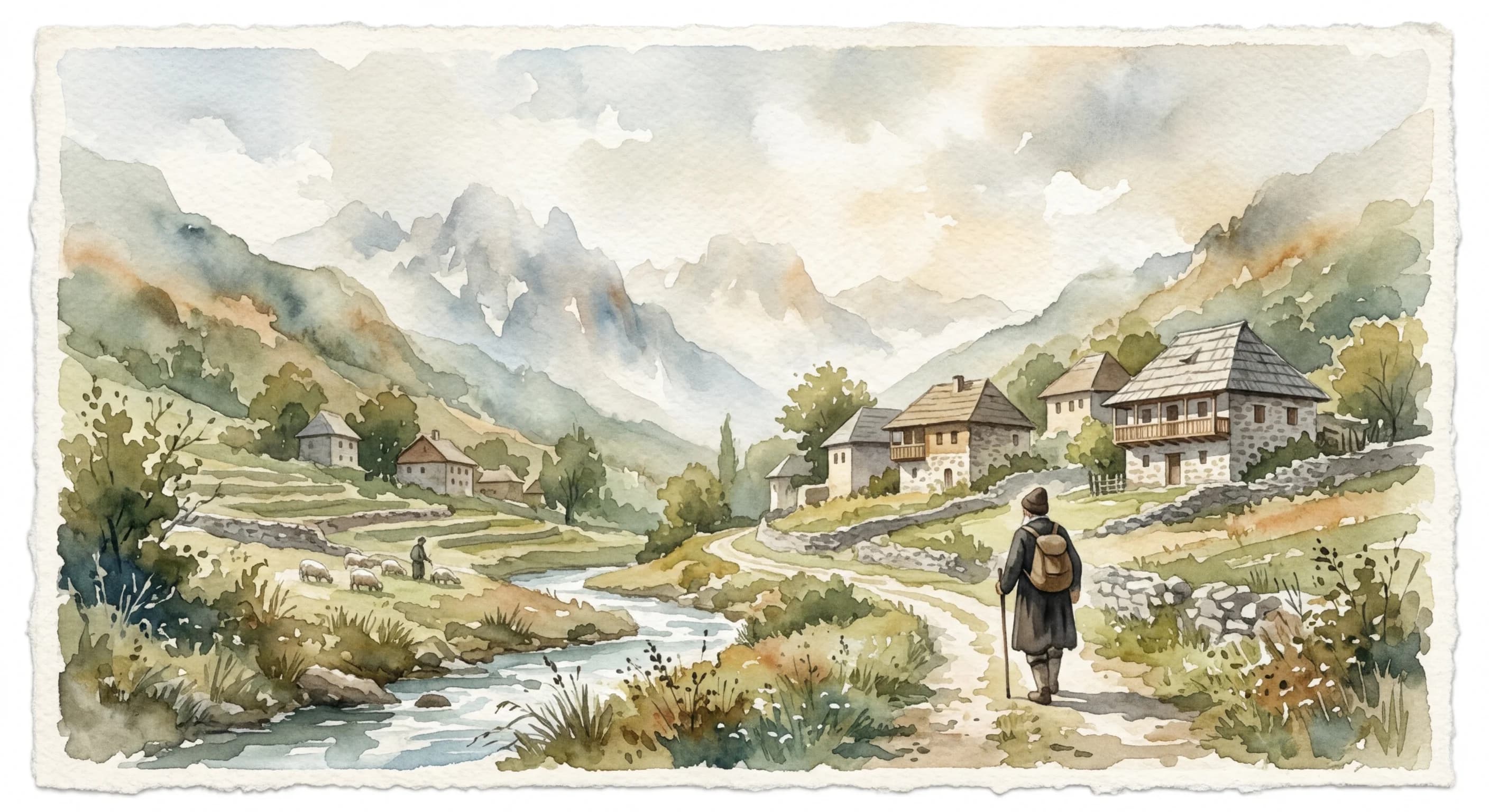 Artistic representation of Dukagjini