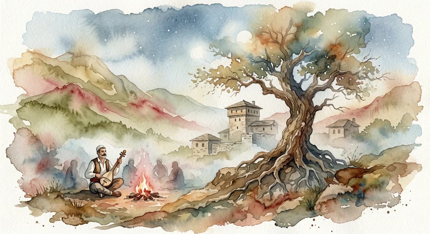 Artistic representation of Lahuta