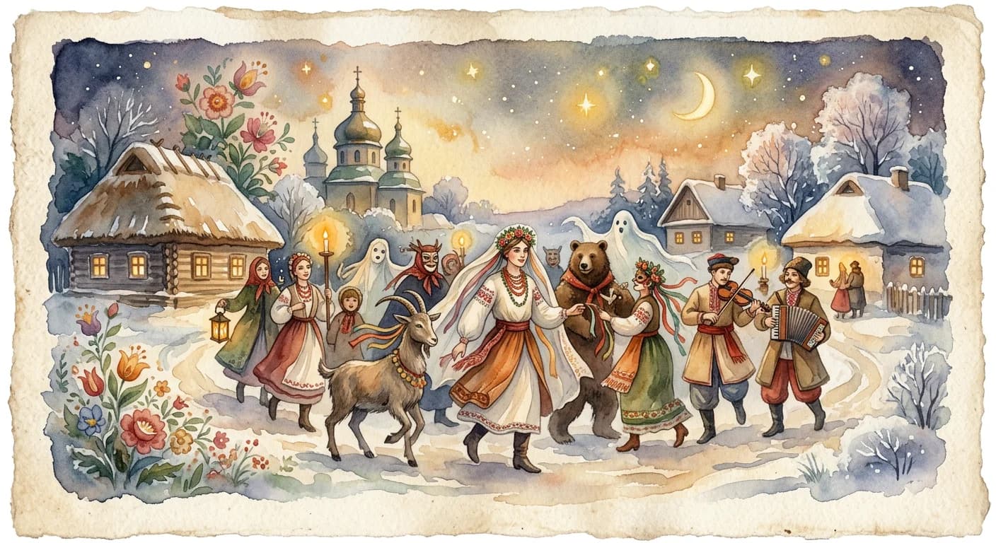 Artistic representation of Malanka