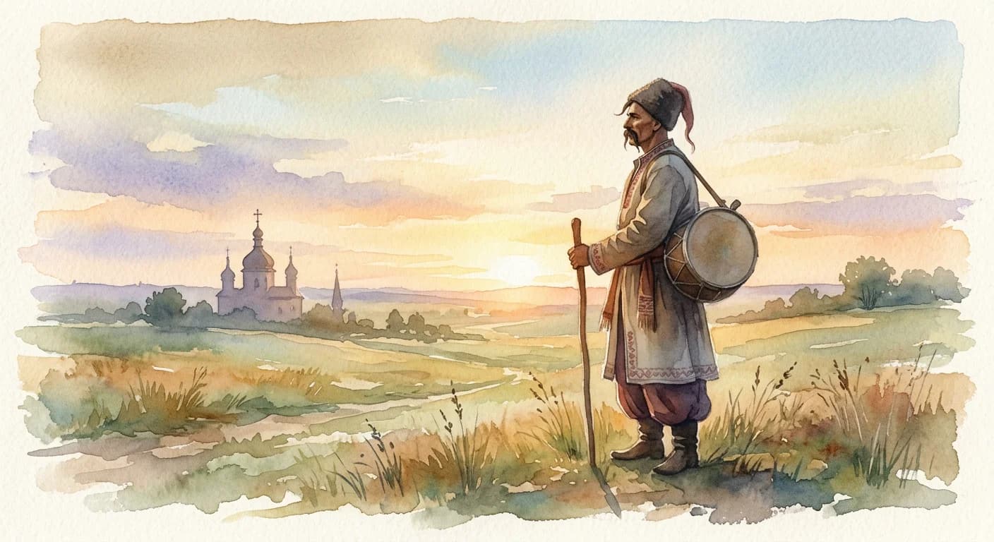 Artistic representation of Dovbysh