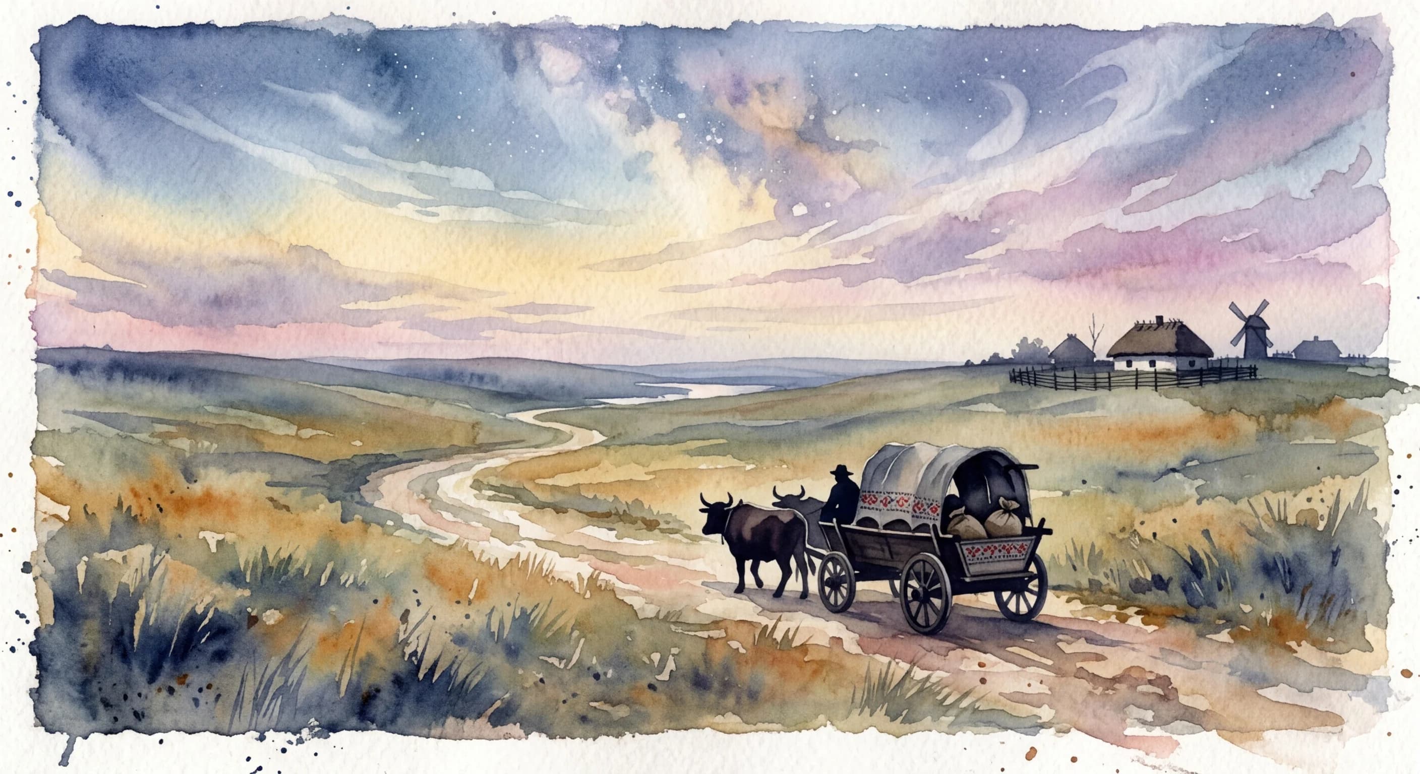 Artistic representation of Chumatsky Shlyakh