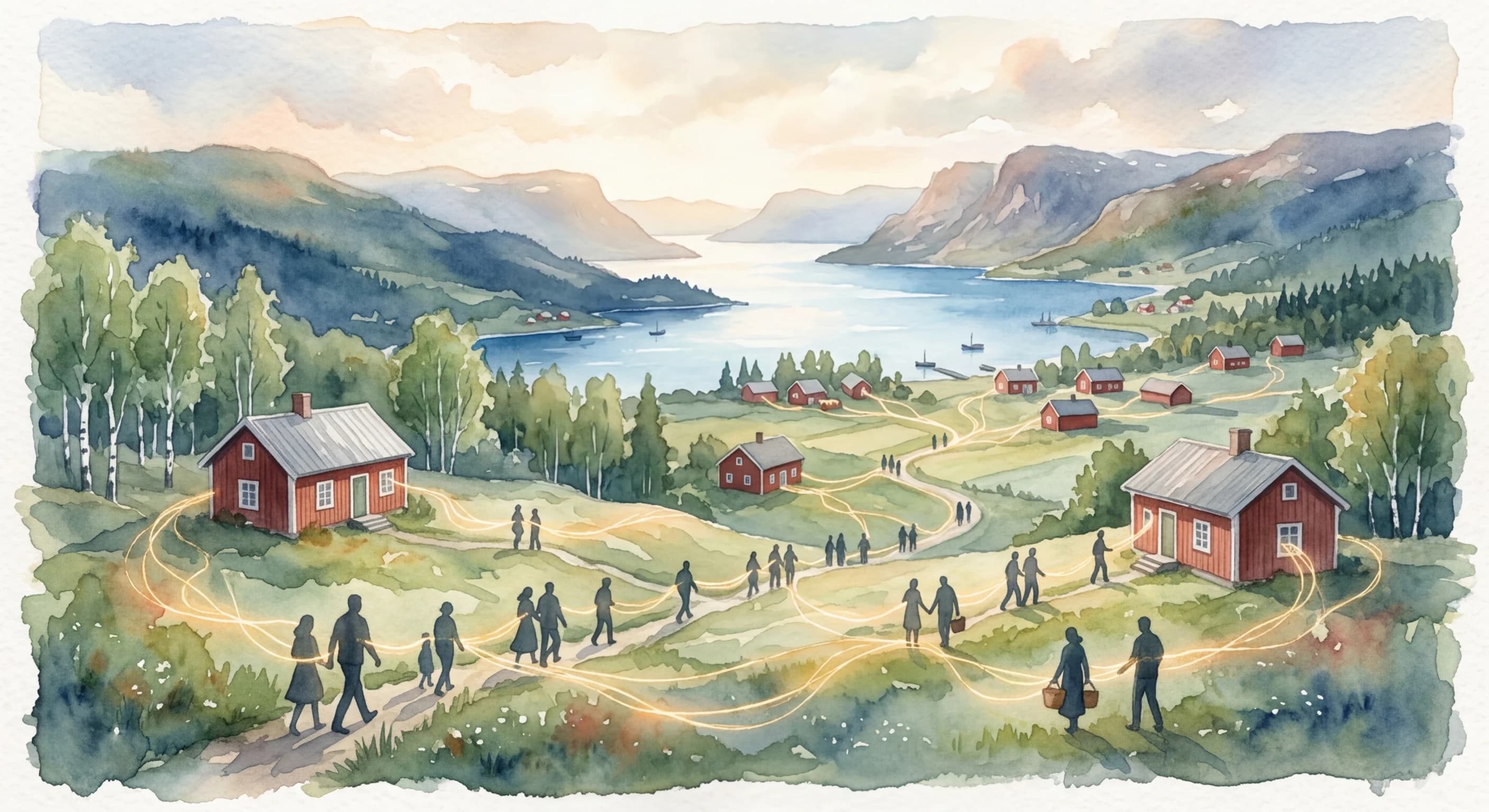 Artistic representation of Samhällsanda