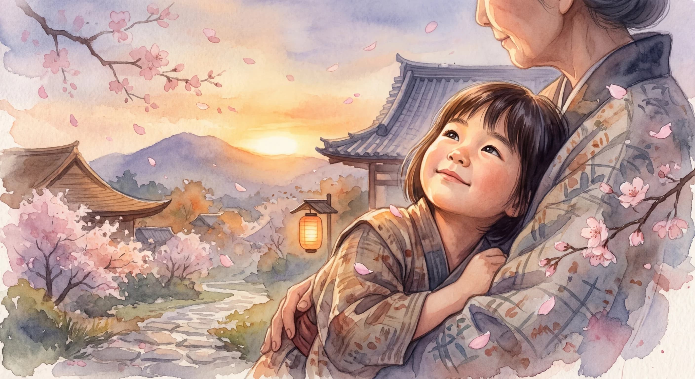 Artistic representation of Amae