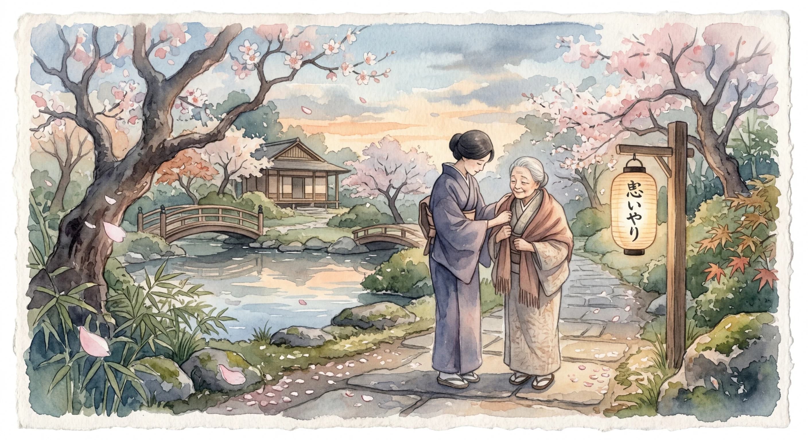 Artistic representation of Omoiyari