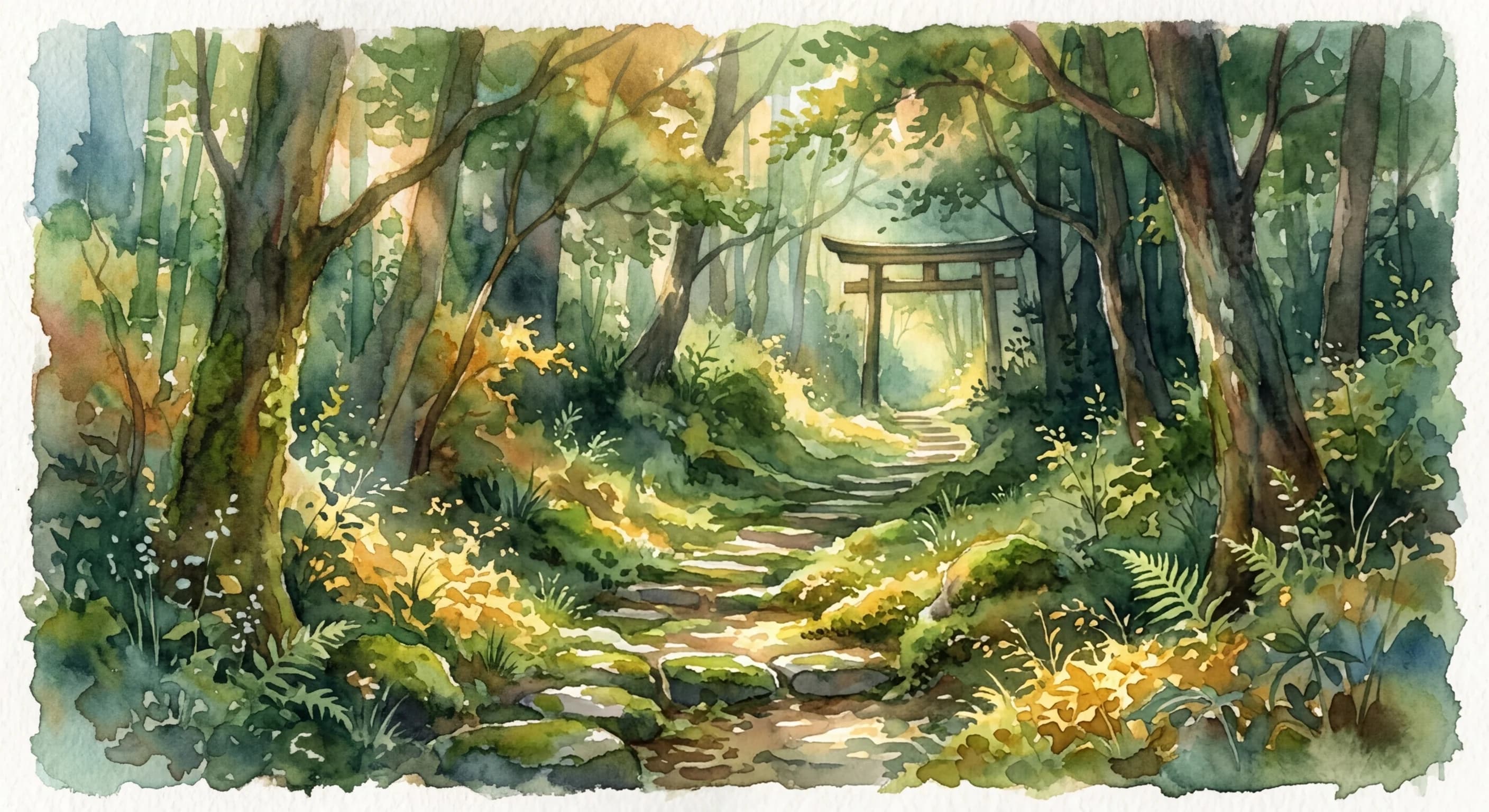 Artistic representation of Komorebi no michi