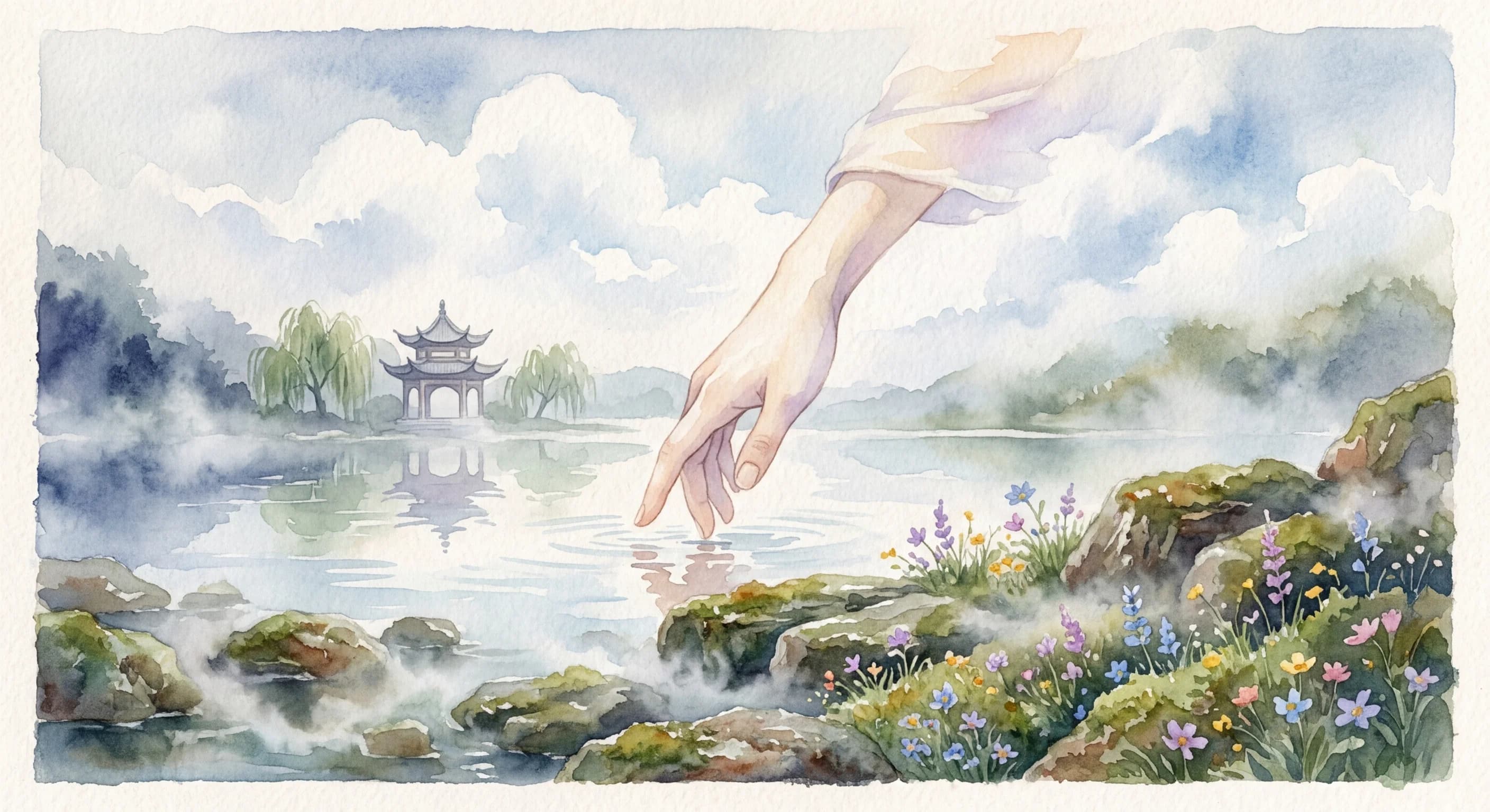 Artistic representation of 接地气