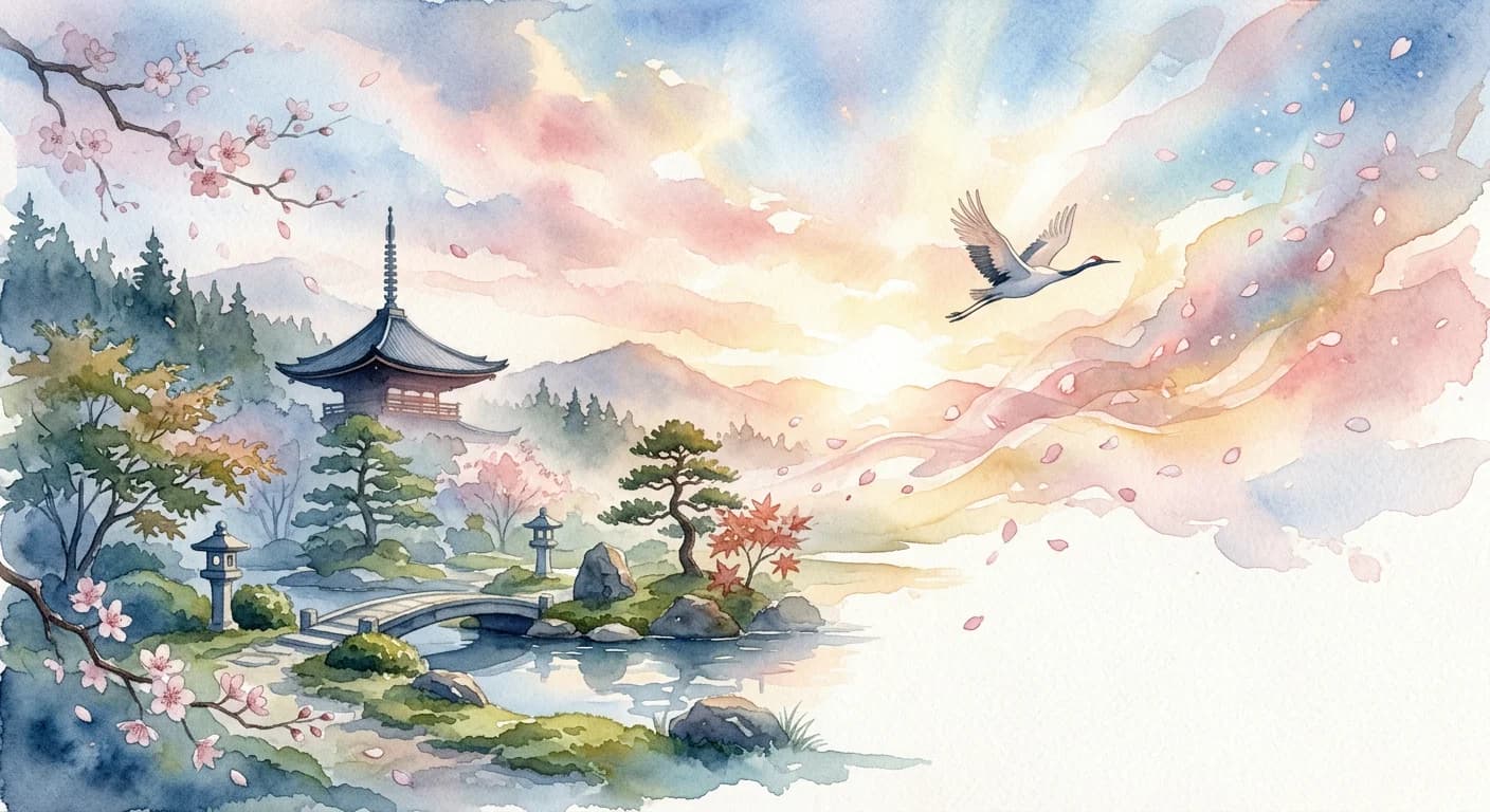Artistic representation of Ikigai