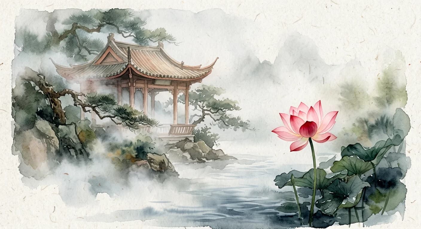 Artistic representation of zhēnxiāng