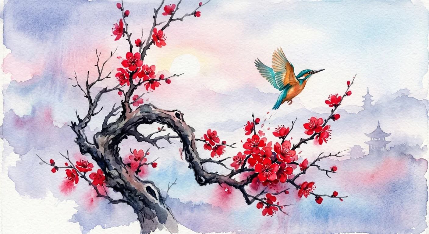 Artistic representation of 一鸣惊人